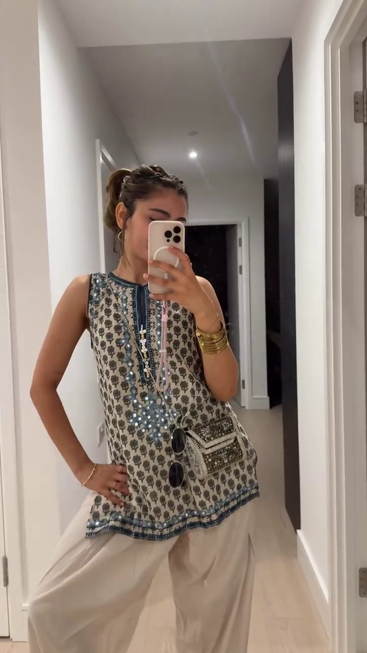 Noori Ethnic + Casual Top For Women
