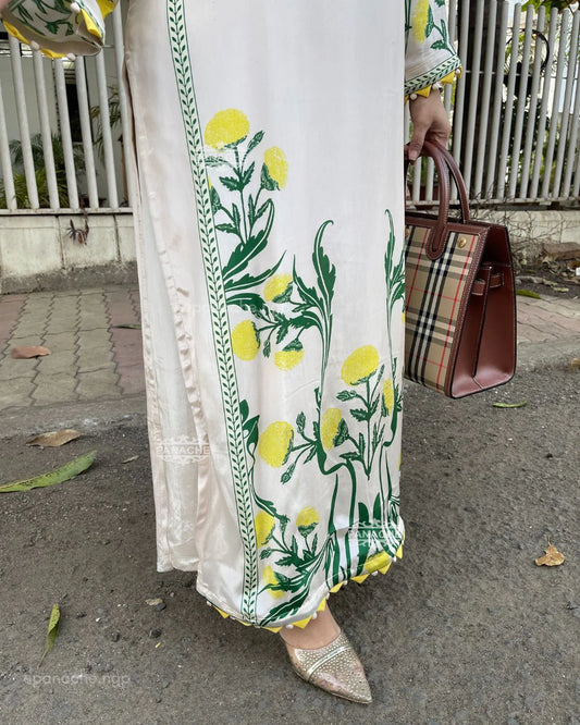 Anni floral print long kurta set