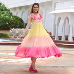 Sunset summer essential Ombre maxi dress for women