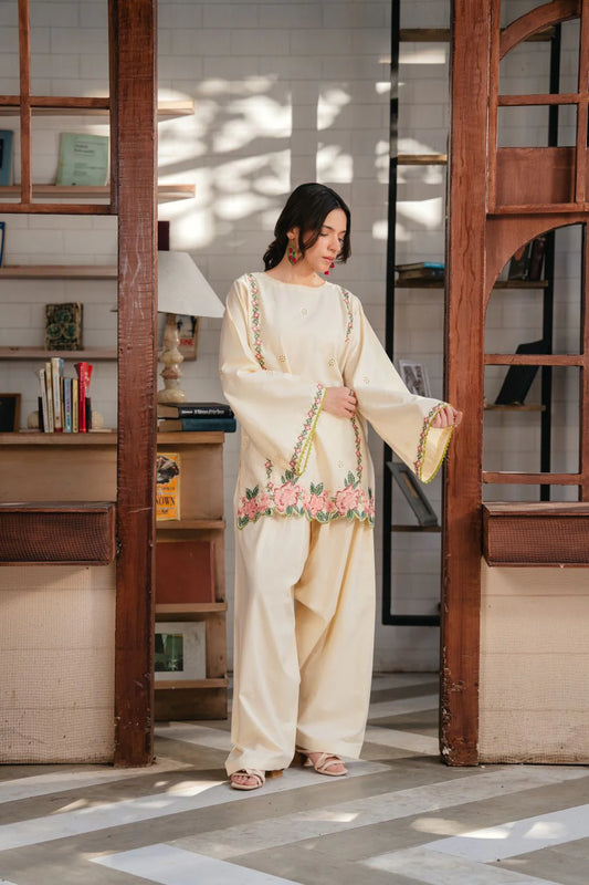 Gulnaar beautiful embroderied farshi salwar