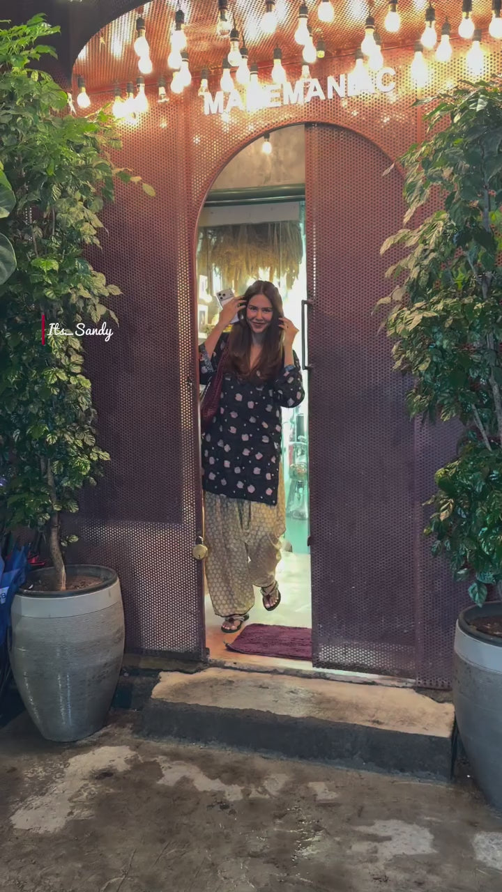 Teju Block Printed Cotton Every Day Farshi Salwar set.