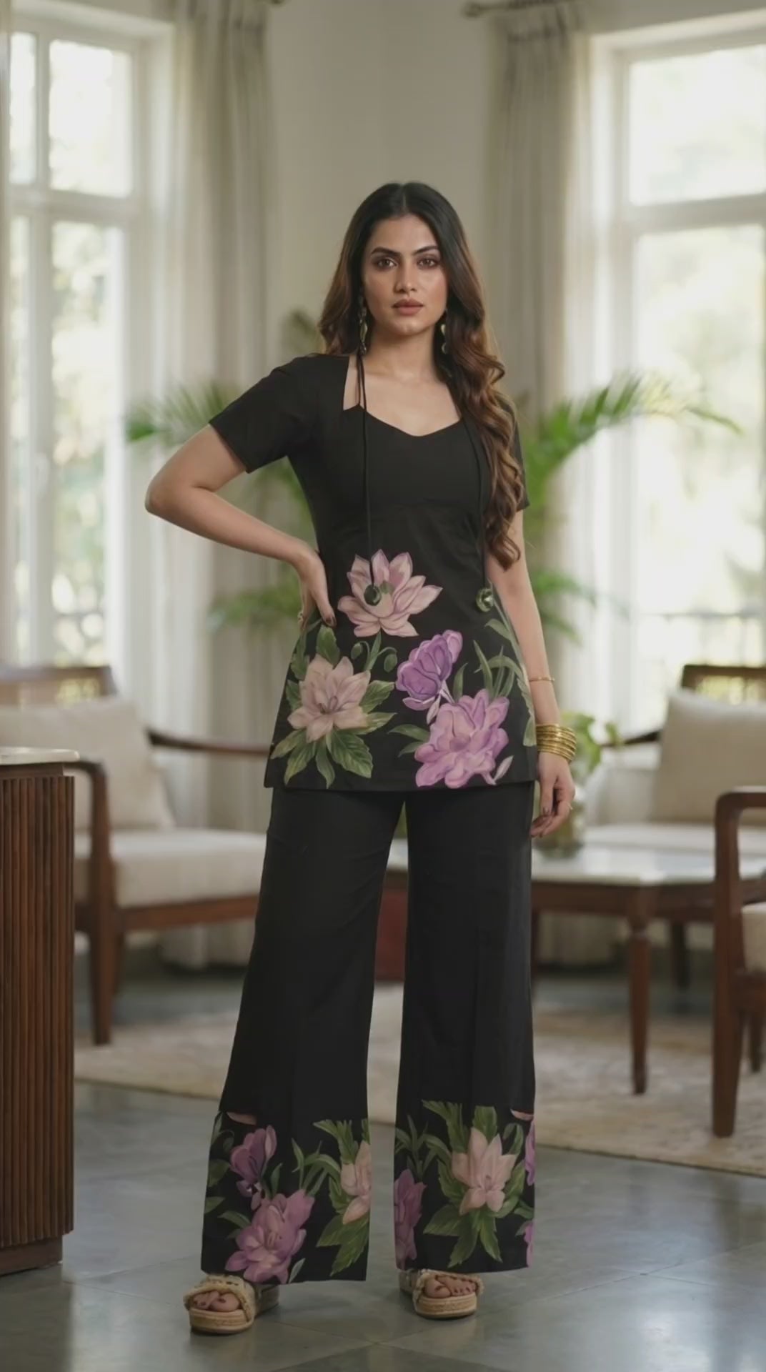 Laila short kurti with Bottom