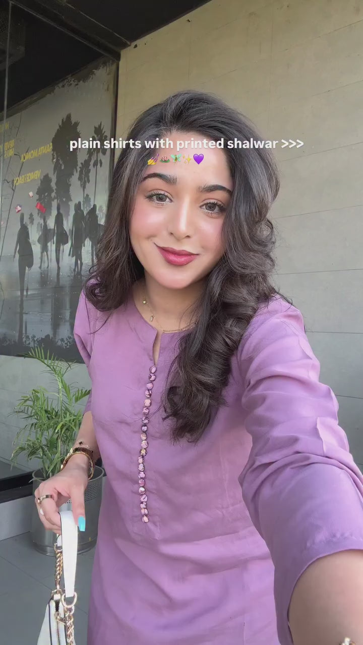 Zoya Levender Every-Day Comfy Farshi Salwar.
