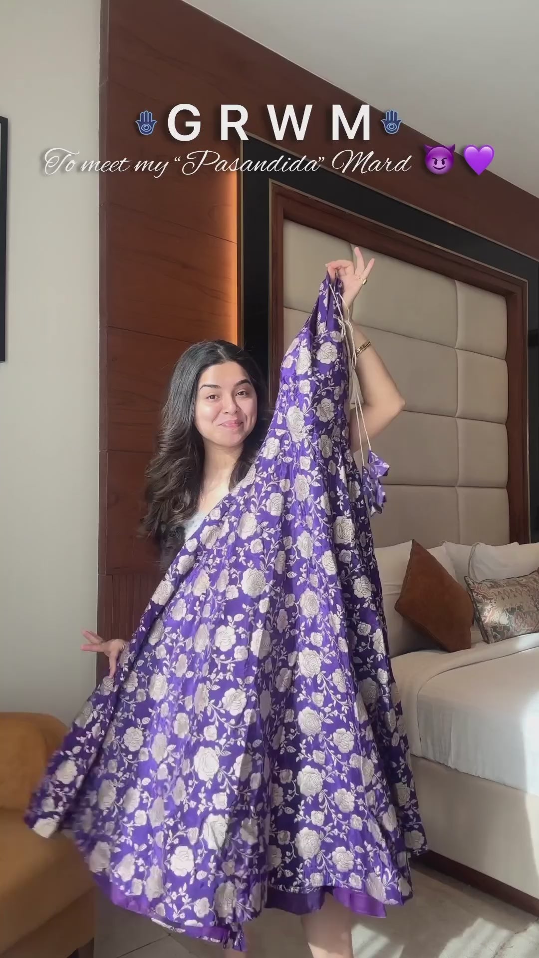 Arushifab present trendy pure banarasi anarkali suit set perfect for festive